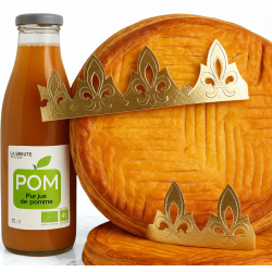 Goûter des rois avec jus et cidre