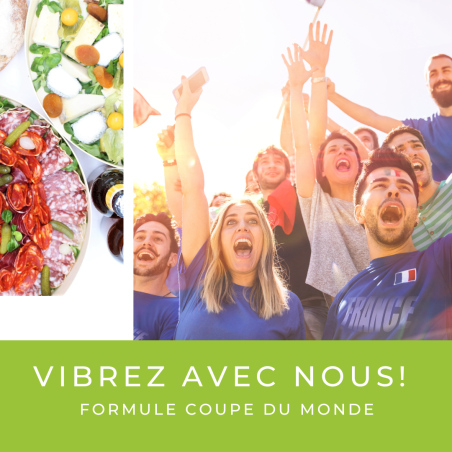 Formule Coupe du Monde avec boissons - 10p.