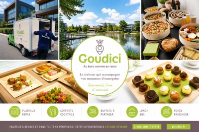 Traiteur Cesson-Sévigné pour entreprise| Goudici Rennes