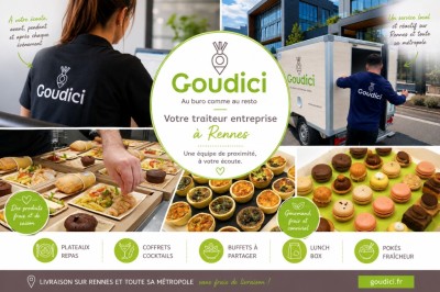 Traiteur entreprise Rennes : un accompagnement de proximité avec Goudici
