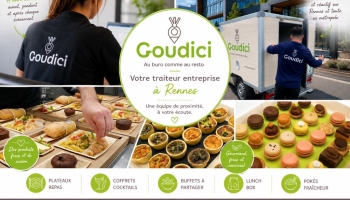 Traiteur entreprise Rennes : un accompagnement de proximité avec Goudici